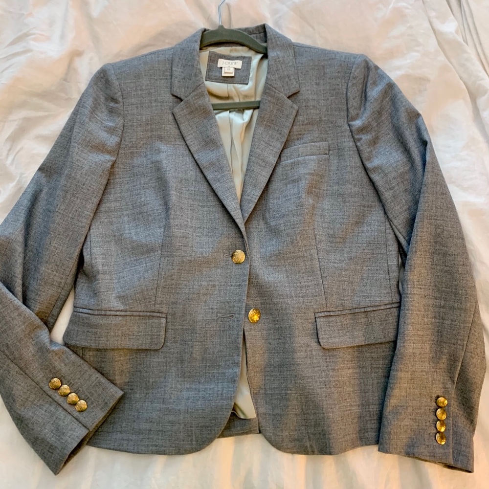 J. Crew Schoolboy blazer gray